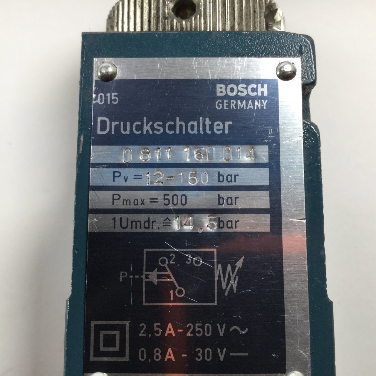 Bosch 0811160014 pressure switch Druckschalter 0 811 160 014 Used UMP