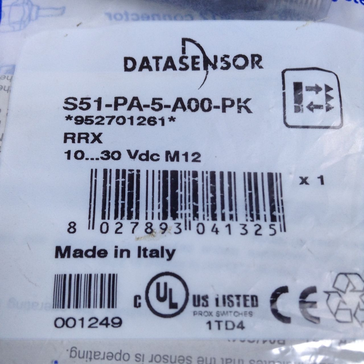 Datalogic S51-PA-5-A00-PK 952701261 Photoelectric Sensor - NFP
