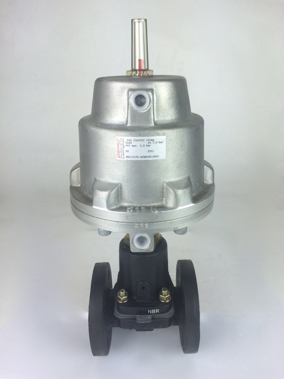 Gemu 656 25D5352 232RD 0104 Full Bore Metal Diaphragm Valve + Pneumatic ...