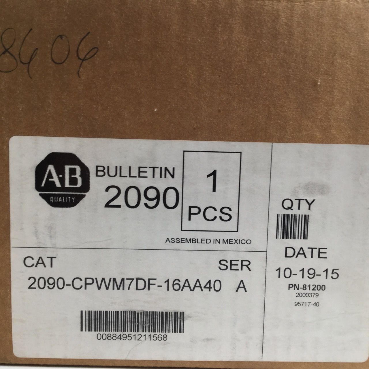 Allen Bradley 2090 Cpwm7df 16aa40 A Maxodeals 5592