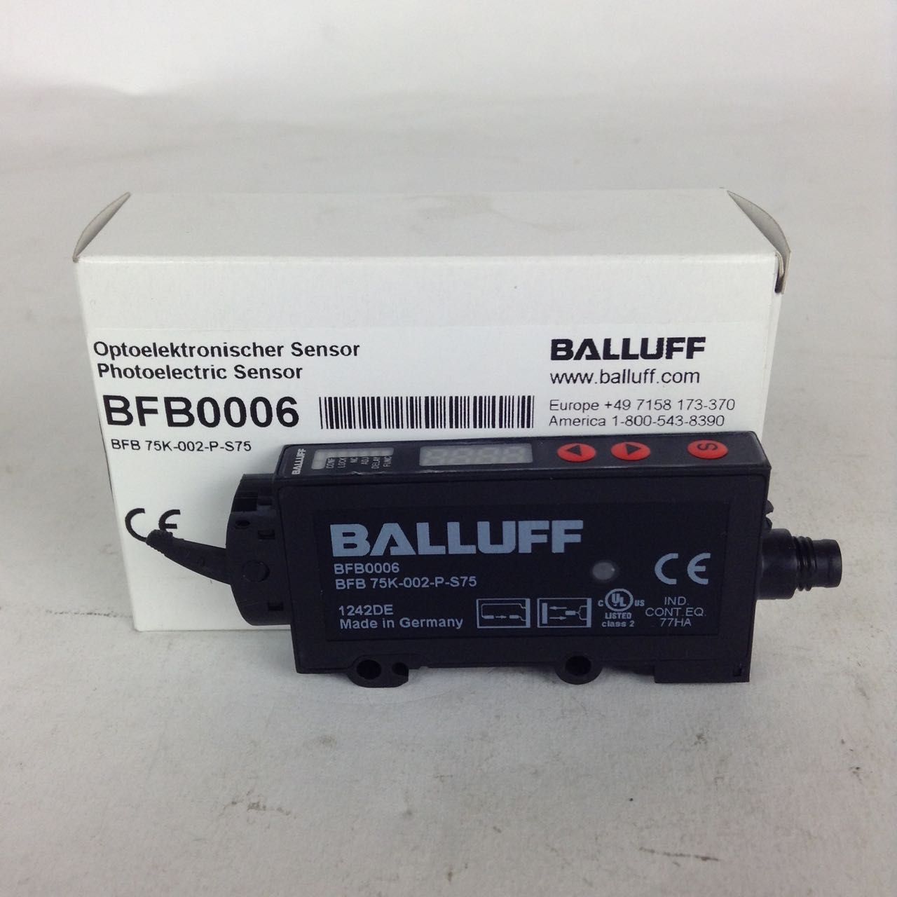 Balluff Bfb0006 Bfb 75k 002 P S75 Fiber Optic Amplifier New