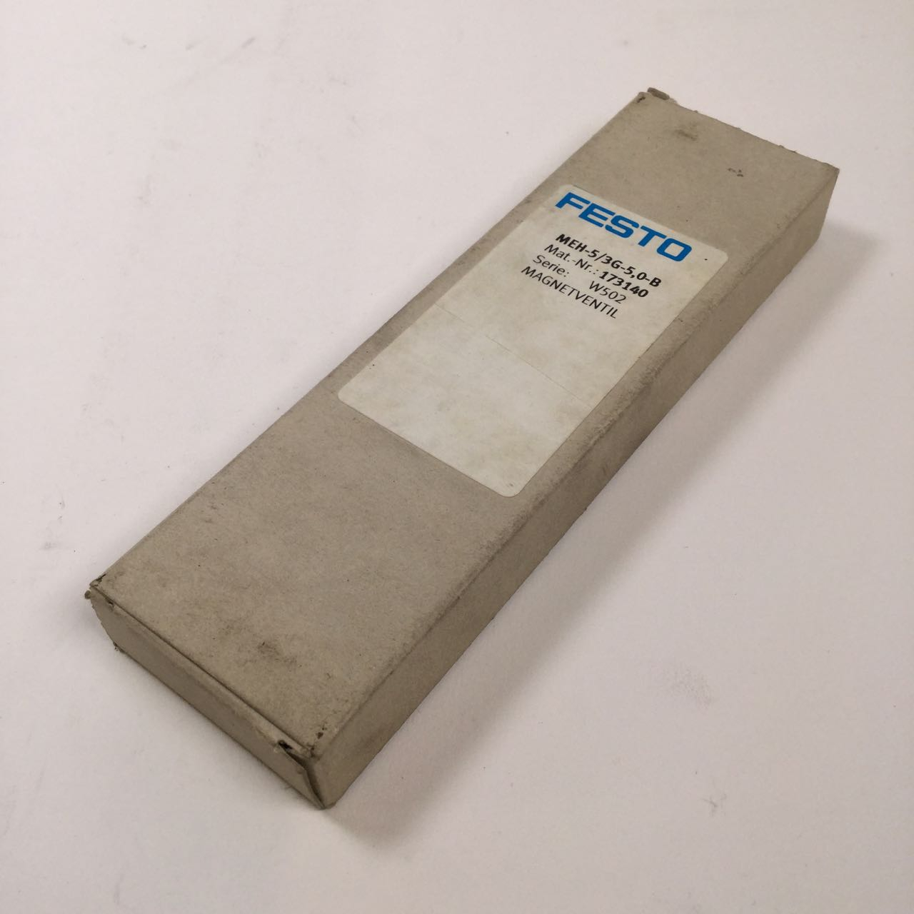 Festo MEH-5/3G-5,0-B Solenoid Valve Magnetventil 173140 W502 New NFP