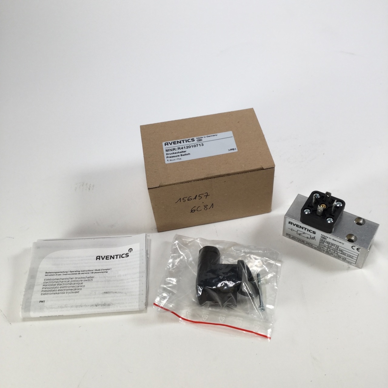 Aventics R412010713 Pressure Switch 250V 5A New NFP