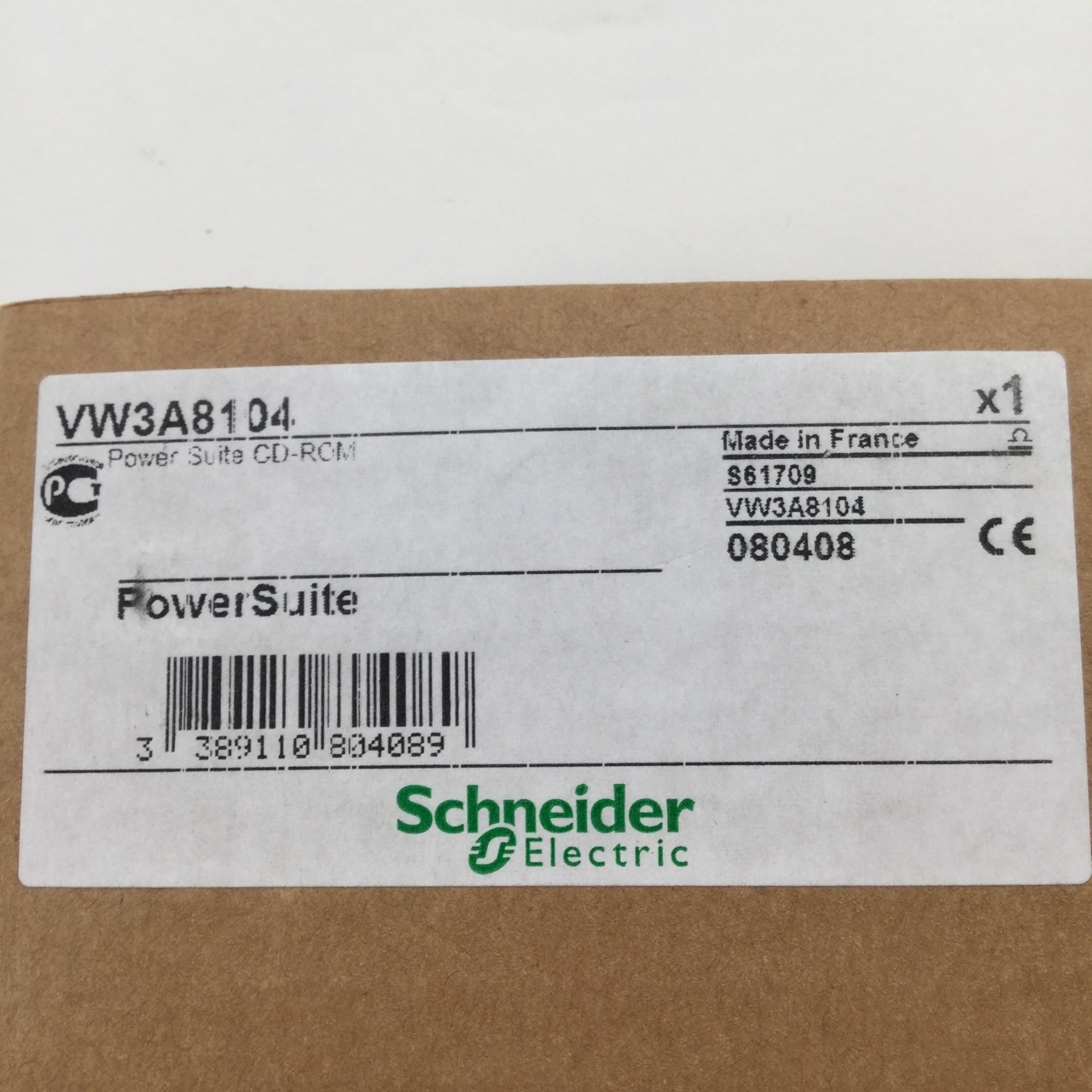 Schneider Electric VW3A8104 PowerSuite software workshop New NFP Sealed