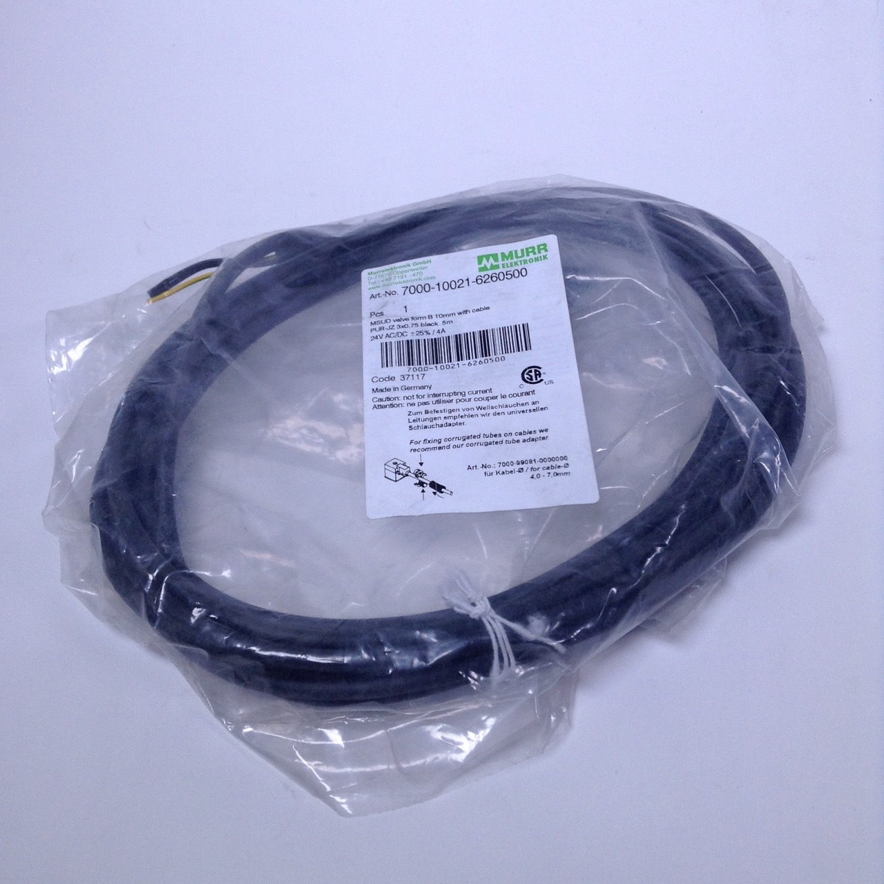 Murr Elektronik 7000-10021-6260500 MSUD Cable NFP