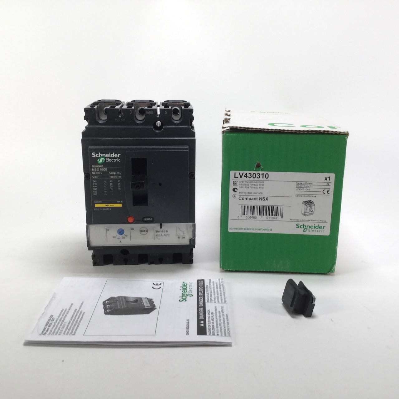 Schneider Electric LV430310 Circuit Breaker Compact NSX 160 B New NFP